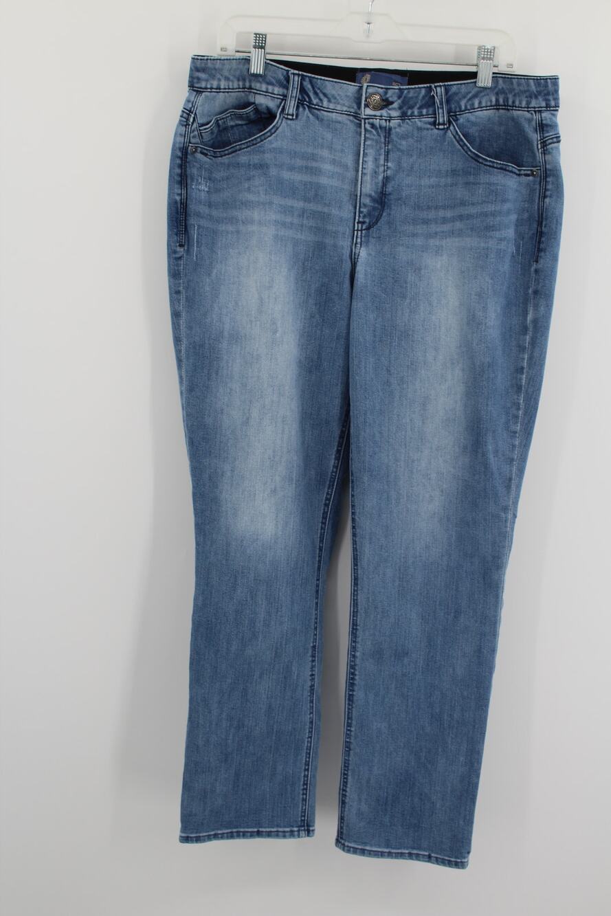Democracy Absolution Girlfriend Jeans Size 14 Blue B1848POK